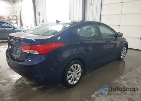2012 Hyundai Elantra Gls из США, поврежденный, VIN 5NPDH4AE9CH128255